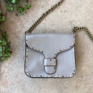 Rebecca Minkoff Gray Stud Envelope Crossbody Bag